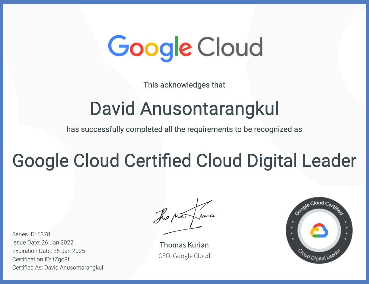 Google Cloud Certified Digital Leader